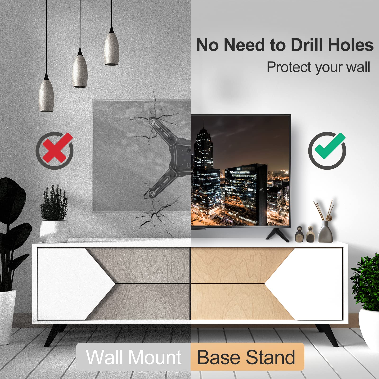 ハイセンス　40インチテレビ　テレビスタンド Amazon｜Rimous ユニバーサルテレビスタンド Hisense 32インチ テレビ