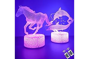 Enrapturing 3D Unicorn Illusion Night Lamp: Enchanting Bedtime Companion