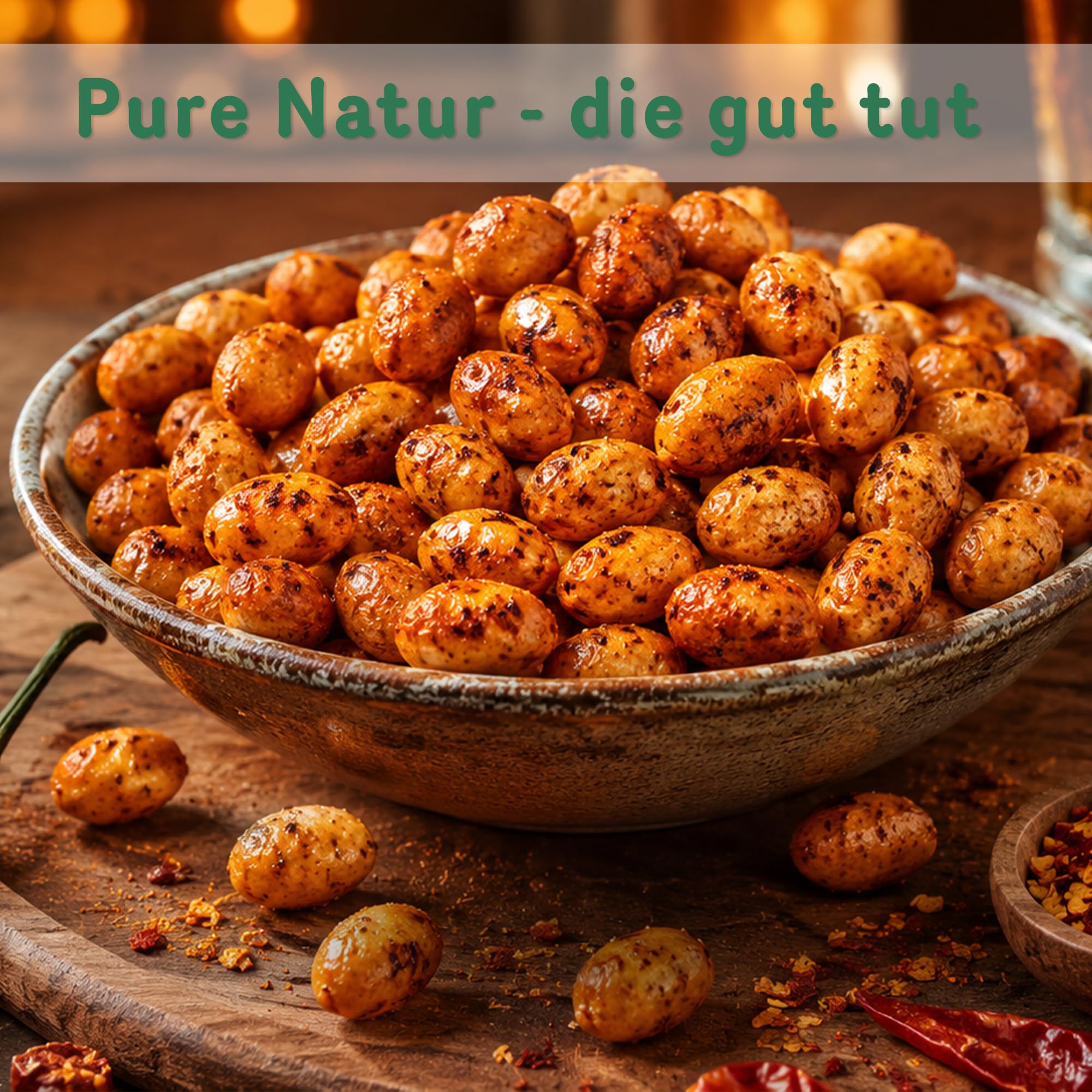 Tasty Pott Bio Sojasnack geröstet würzig I Aus Sojabohnen I Knabberei I Crunchy Mix I Alternative zu Chips I Vegan I Soja im Beutel 1000g (2x1000g)
