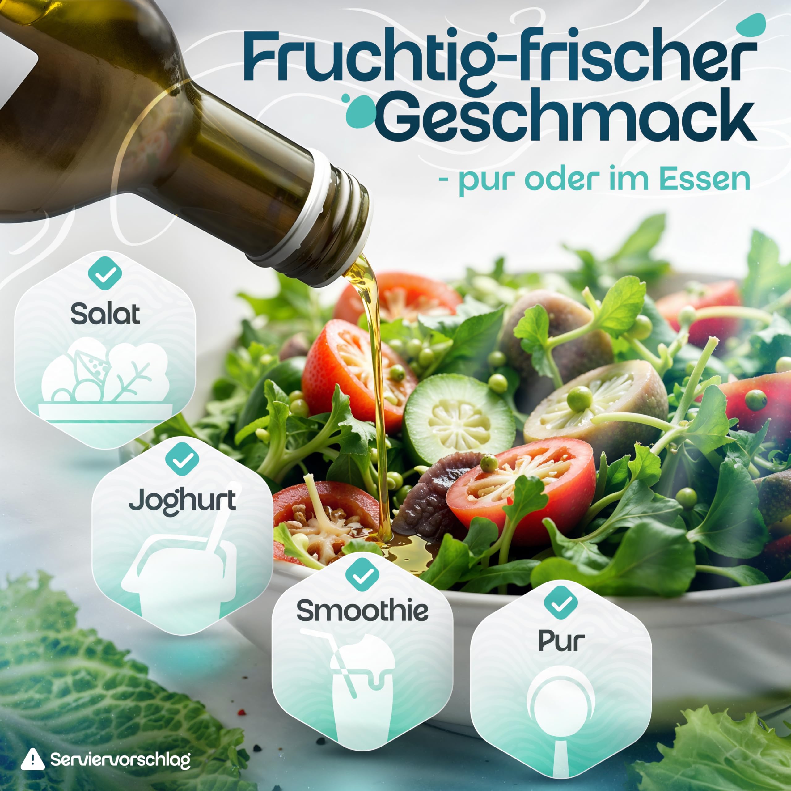 omega3zone Omega 3 Öl mit Vitamin D3 K2 | Deutsche Qualität | Zitrone | 3 in 1 | Hochdosiert mit 3.000 mg EPA und DHA, Vitamin D3 und All Trans MK7 K2Vital® | Zitronen-Geschmack ohne Aufstoßen