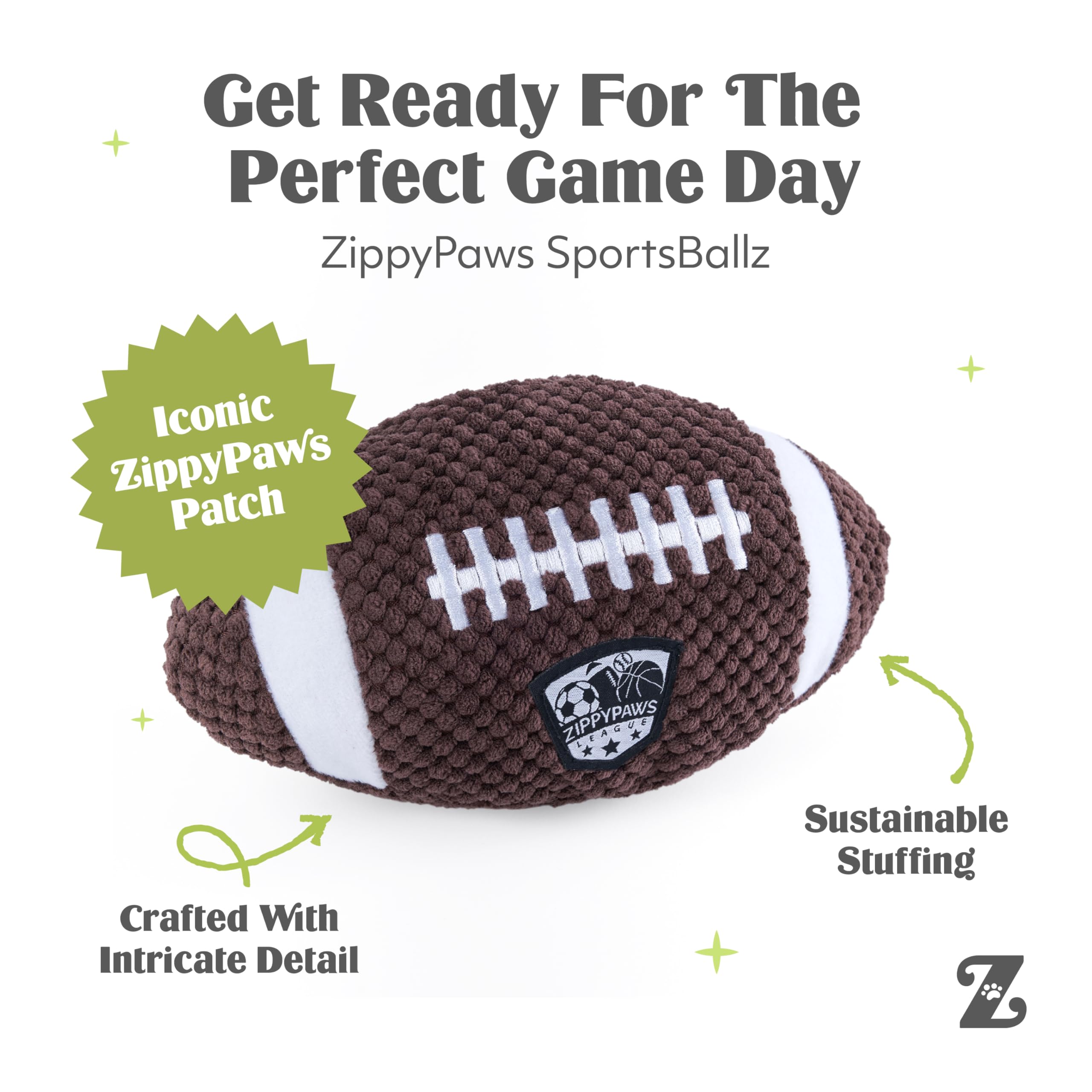 Pet Supplies : ZippyPaws SportsBallz - Dog Squeaky Toys to Keep