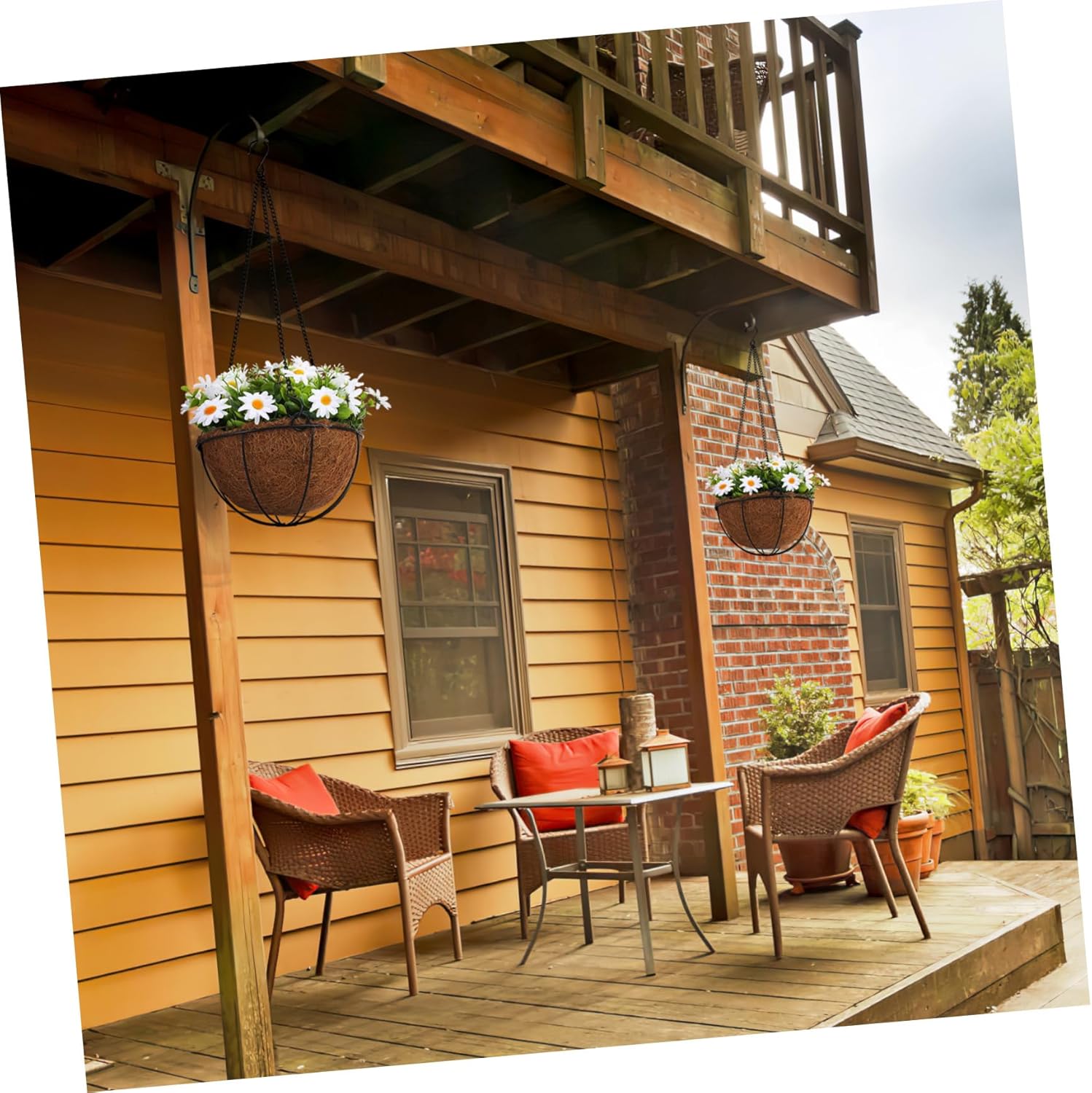 balacoo 20pcs Plant Hangers Hooks Flower Pot Chains for Hanging Decorative Chain for Outdoor Plant Hanging