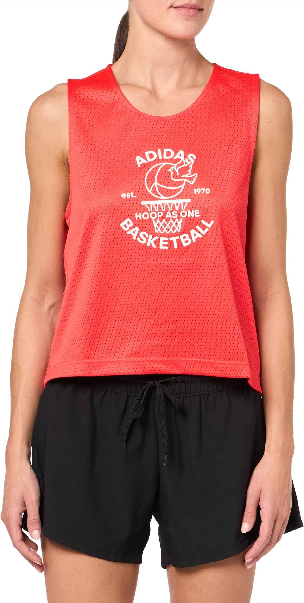 adidas red tank