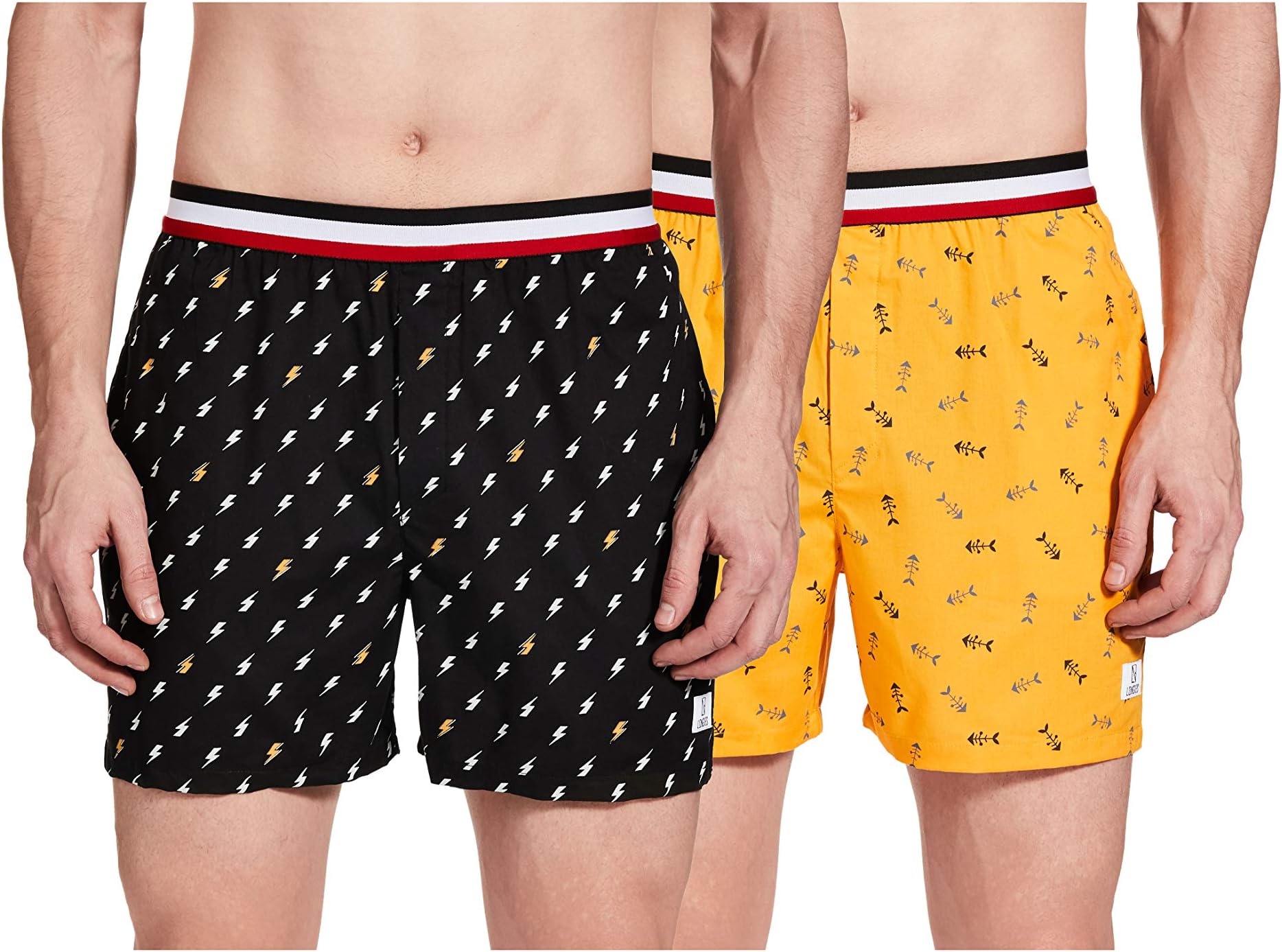 LongiesMen Outer Elastic Boxers Pack of 2