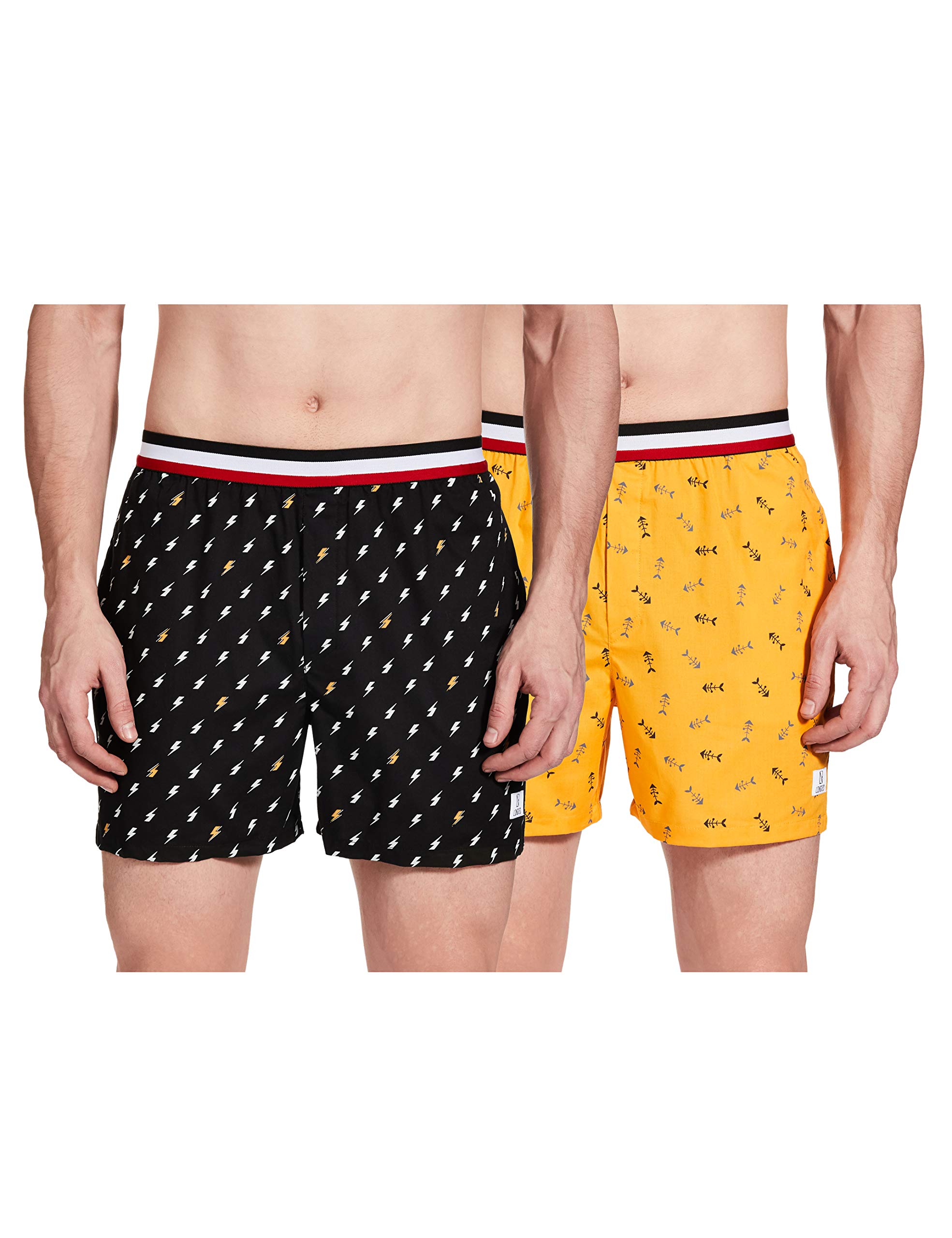 LongiesMen Outer Elastic Boxers Pack of 2