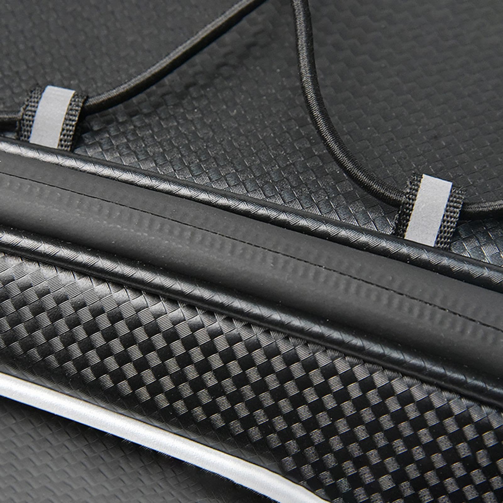 Bolsa trasera para portabicicletas Paquete de baúl de 8L para bicicleta | Bolsas de viaje para bicicletas resistentes al agua con tira reflectante Accesorio de ciclismo para motocicletas