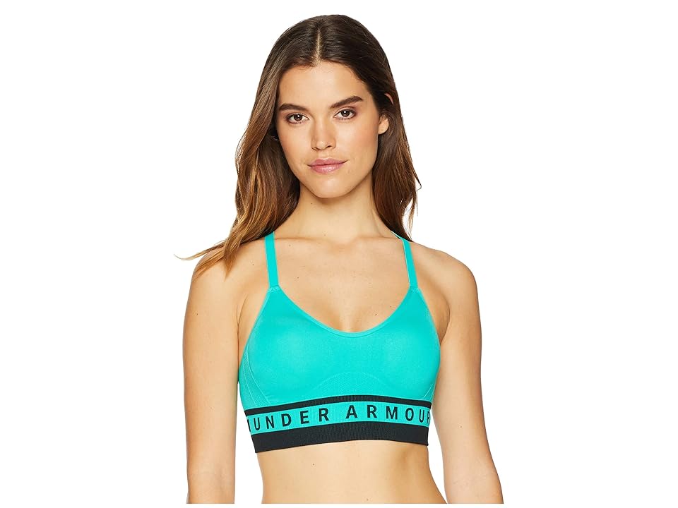 

Under Armour Seamless Longline Bra (Green Malachite/Green Malachite/Black) Women's Bra