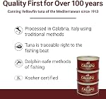 Callipo Canned Solid Light Tuna in Olive Oil, 3 Cans x 80g (240 Grams)