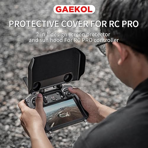 Miniatura 2 de Mavic 3 Pro 2 en 1 RC Pro Controller Sun Hood, RC Joysticks Protector de pantalla Parasol para DJI Mavic 3 ProDJI Mini 3 ProDJI Air 2S RC Pro