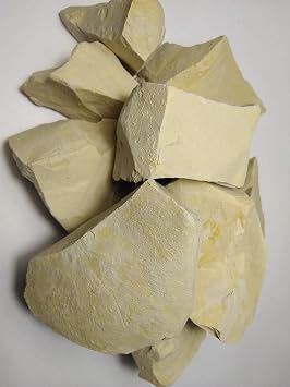 The edible clay Ural 200gr. clay is yellow ural