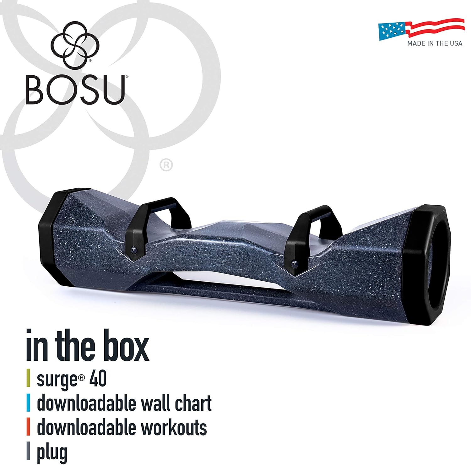 New Deal BOSU Surge 40 Water Filled Adjustable Weight Tube, Home Gym Equipment, 34