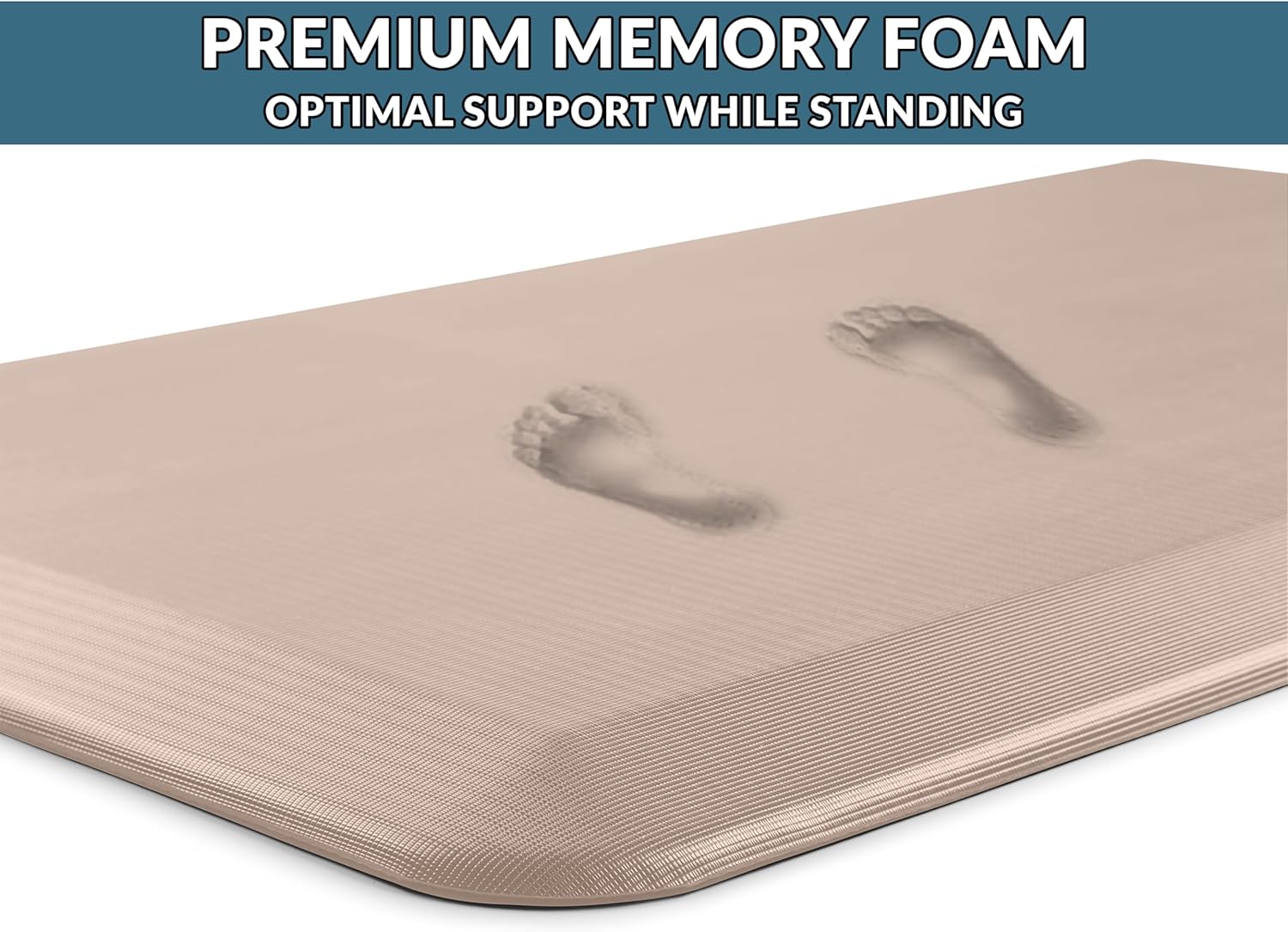 ComfiLife Anti Fatigue Floor Mat – 3/4 Inch Thick Perfect Kitchen Mat, Standing Desk Mat – Comfort at Home, Office, Garage – Durable – Stain Resistant – Non-Slip Bottom (20 x 39, Black) ComfiLife Anti Fatigue Floor Mat – 3/4 Inch Thick Perfect Kitchen Mat, Standing Desk Mat – Comfort at Home, Office, Garage – Durable – Stain Resistant – Non-Slip Bottom (20 x 39, Black)