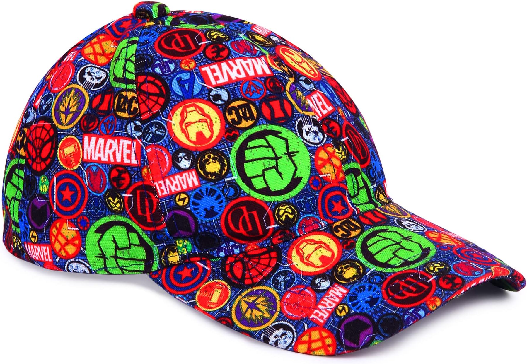KnotyyCap for Men Women Sports Cap Baseball Cap Hip Hop Snapback Cap Cricket Caps Topi with Adjustable Strap Printed Polyester Canvas Caps. Red