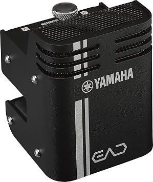 Yamaha EAD10 Electronic Acoustic Drum Module with Acoustic Drum Microphone System, Interconnect Cables and Power Supply with Yamaha DT-50S Dual-zone Snare/Tom Trigger with Die-cast Metal Housing