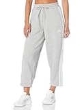 Women's Essentials 3-Stripes Open Hem Fleece Pants