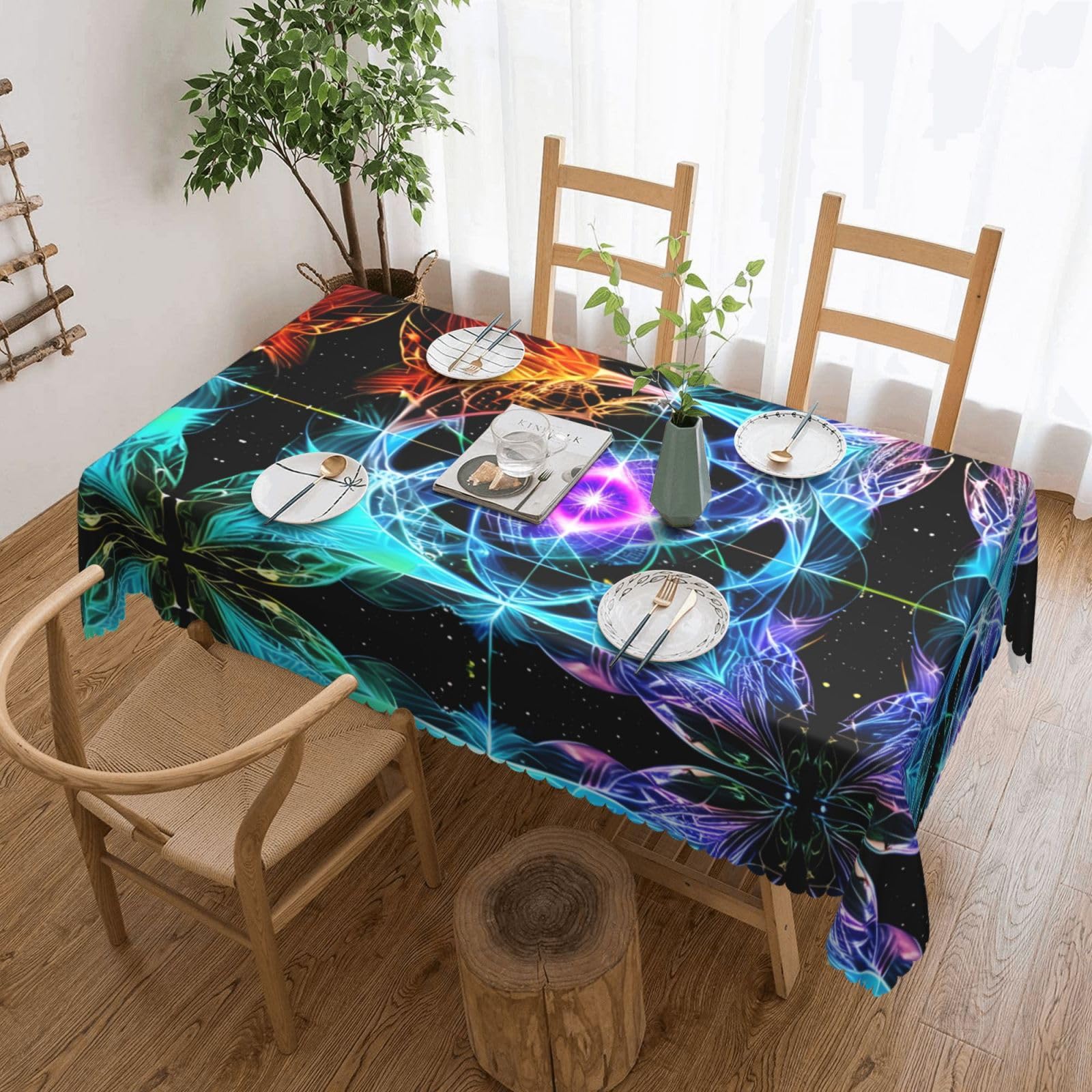 Nappe carrée lavable : protégez votre table des taches de fêtes et repas