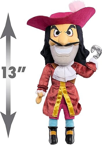 Miniatura 4 de Just Play Disney Villains Collection Captain Hook - Muñeco de peluche coleccionable de 13 pulgadas, juguetes para niños a partir de 3 años,