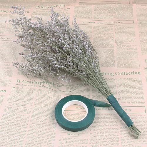 Miniatura 10 de 4 rollos de cinta floral de 12 pulgada de ancho, 30 yardas de cintas florales para envoltura de tallo de ramo y flores, proyectos de manualidades y