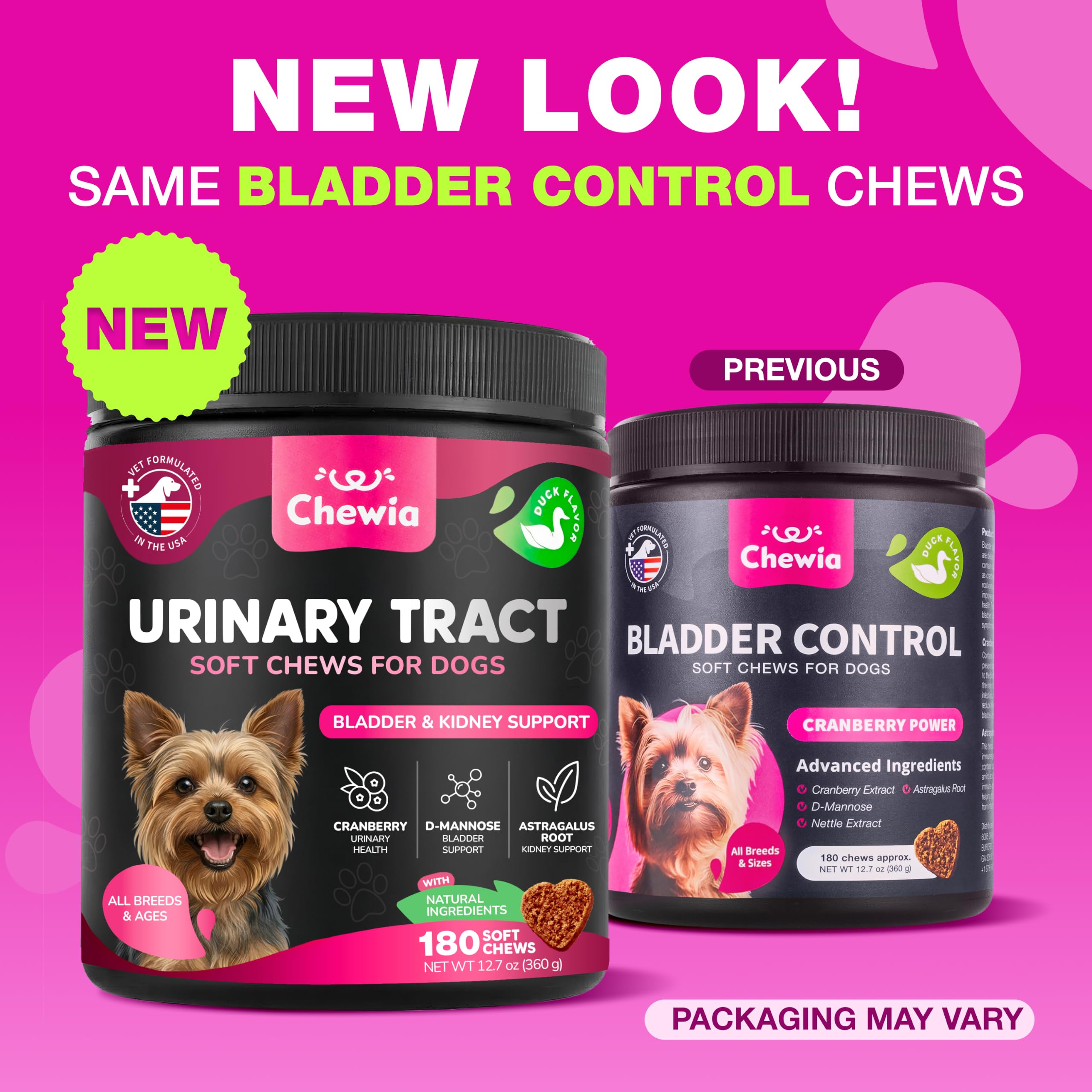 Dog UTI Treatment Cranberry Chews – Bladder Control & Urinary Tract Support — Amazon image 2