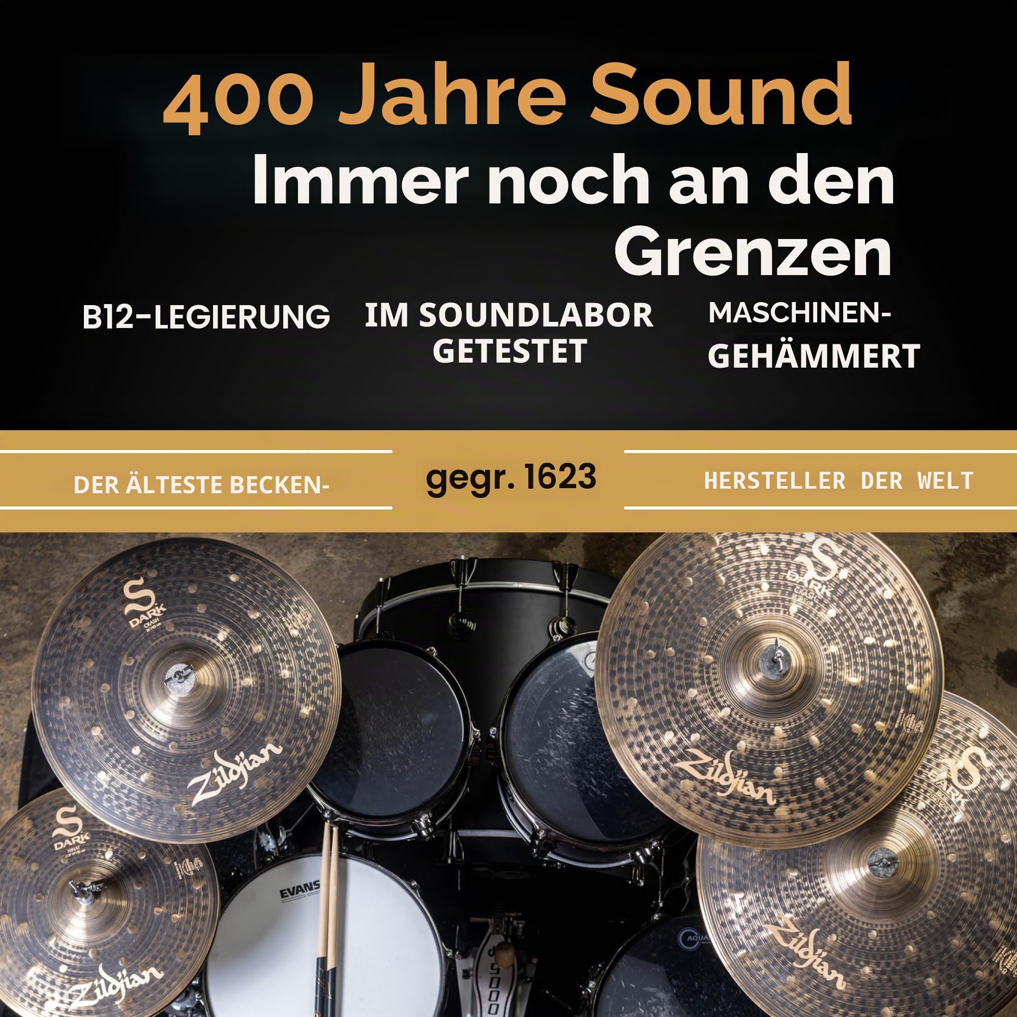 Zildjian SD4680 S Family Dark Cymbal Pack - Becken Set