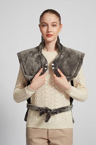 Miniatura 2 de Ambershine - Almohadilla eléctrica tamaño King XXXL de 26 x 35 pulg., 12 ajustes de temperatura, 4 temporizadores de apagado automático, para