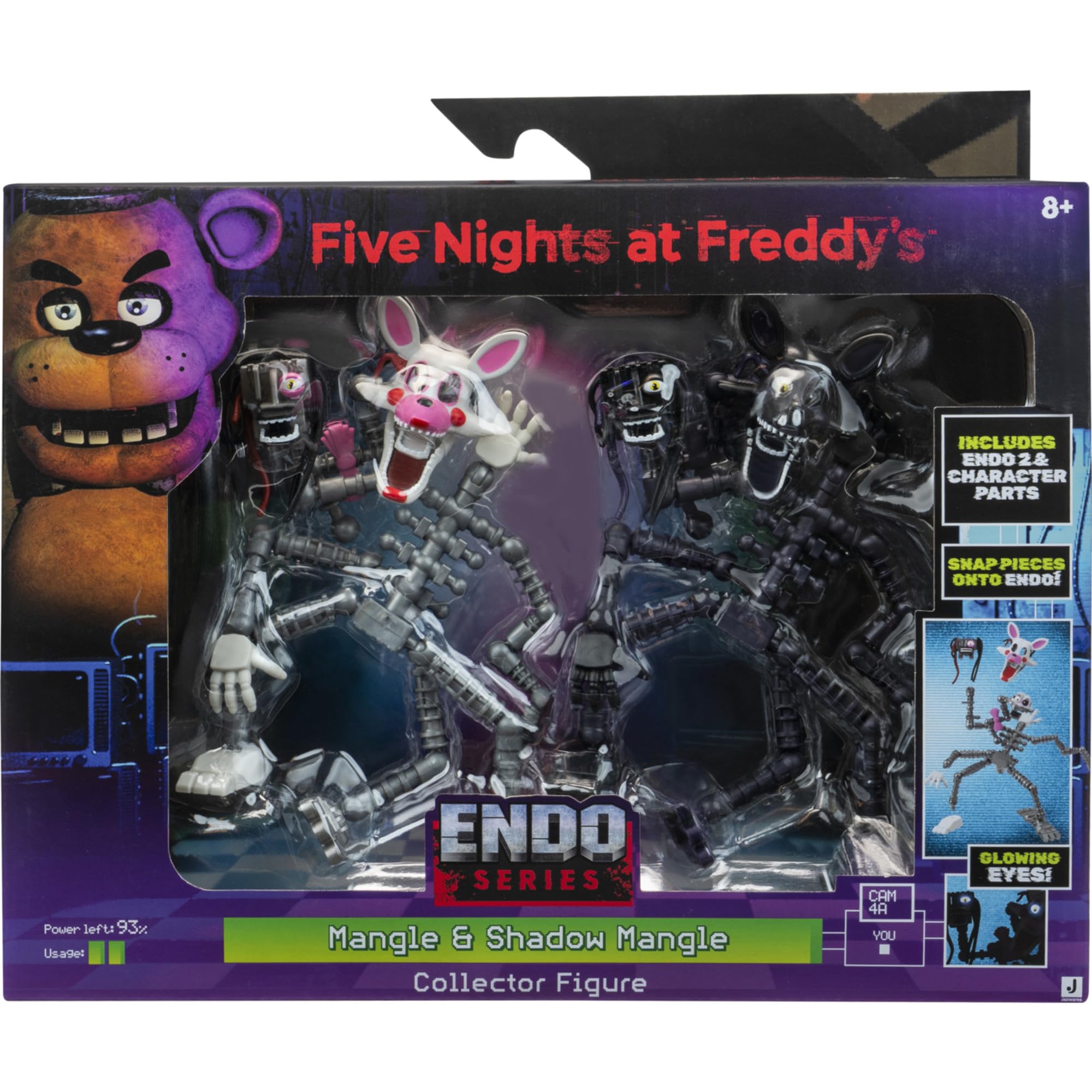 Five Nights at Freddy’s Endo-Series Collector Figure - 6-Inch Endo-1 with Swapable Mangle and Shadow Mangle Parts