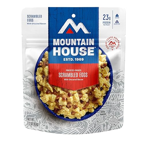 Mountain House Scrambled Eggs with Uncured Bacon | Freeze Dried