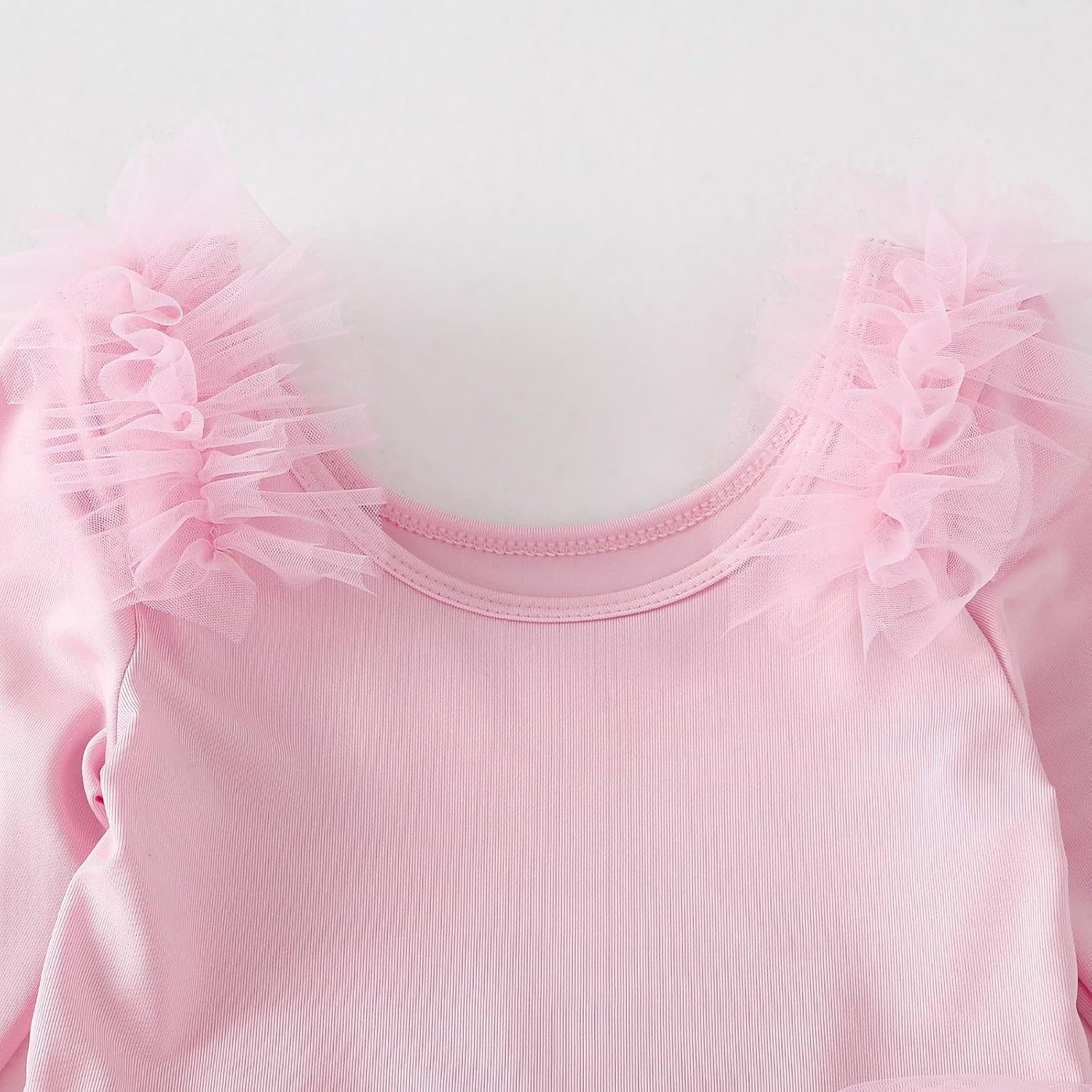 KARETT Toddler Tutu Dress with Long Sleeve Ballerina Dance Outfits Ballet Leotards for Girls 1-7Y - Image 4