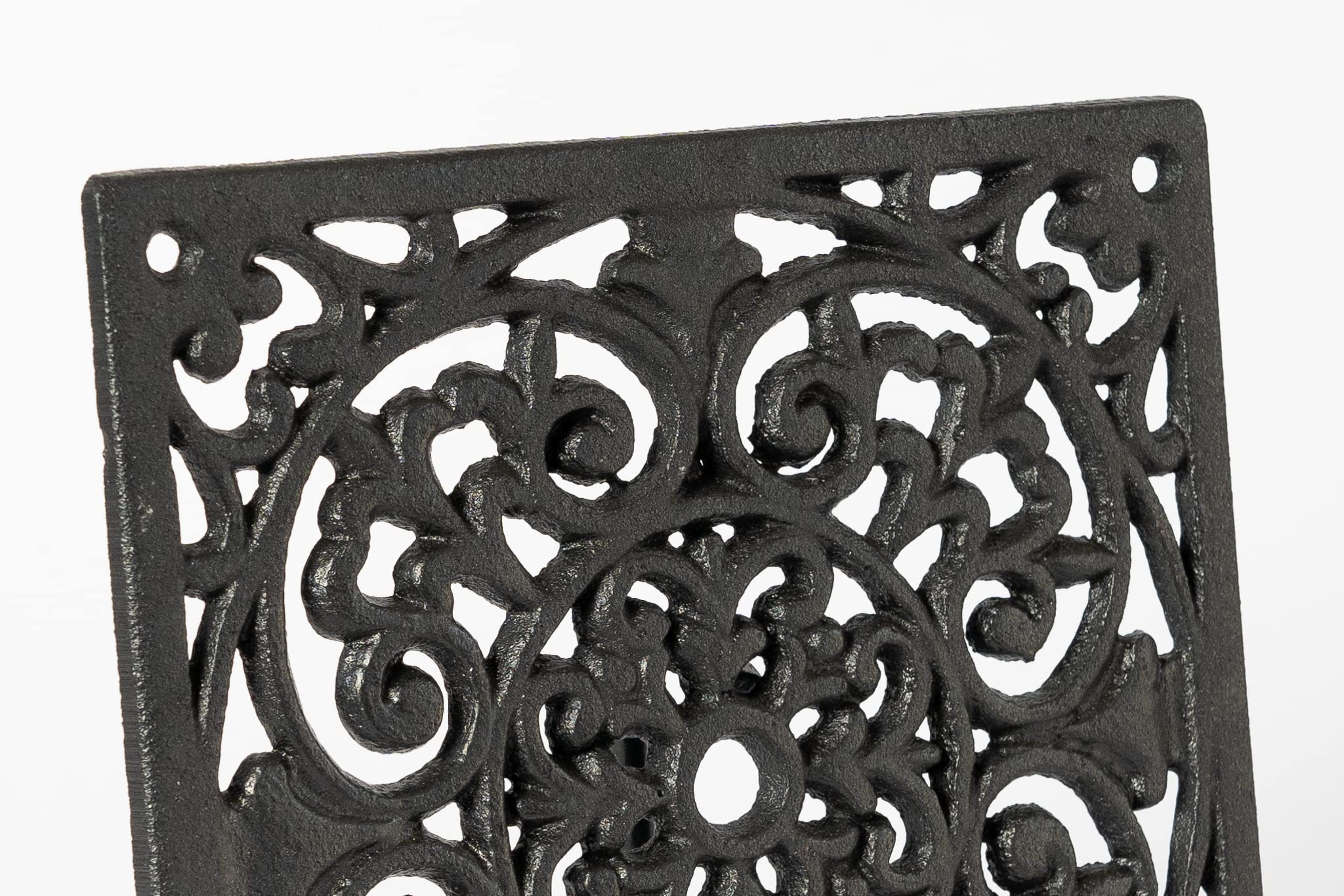 SEZAM Griglia Di Ventilazione In Ghisa 22,5x22,5 Cm Per Caminetti E Stufe A Legna – Finitura Color Rame, Resistente Al Calore