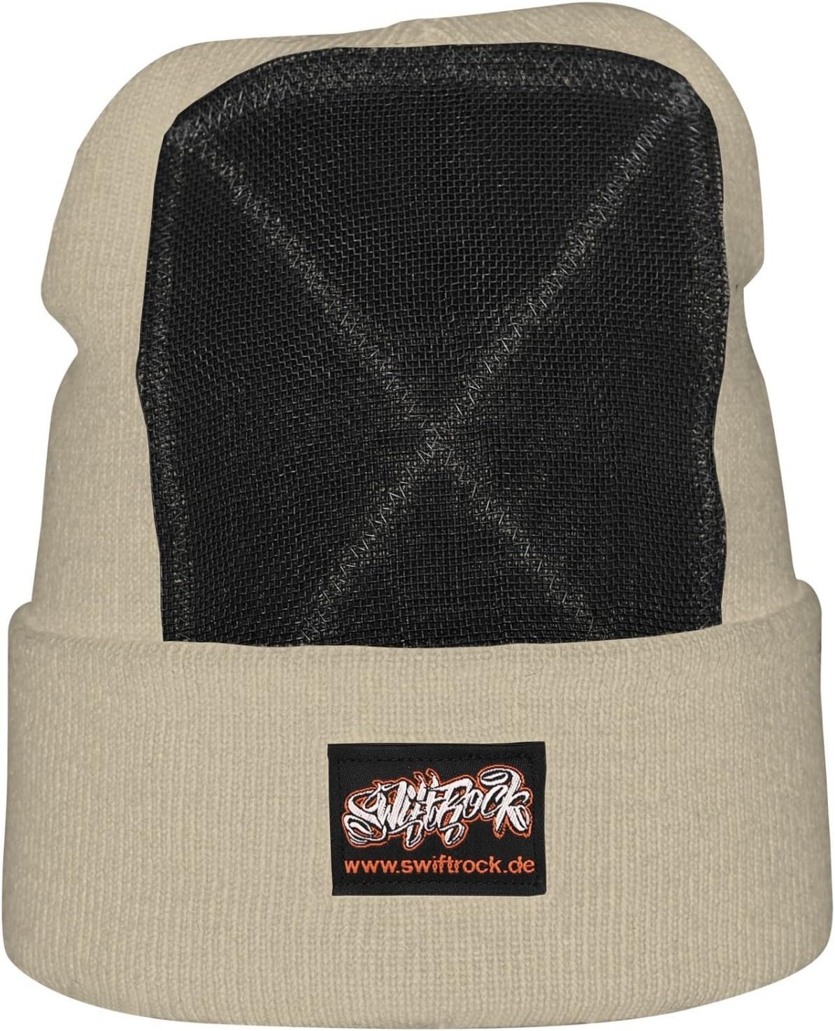 SR Rocking GearSwift Rock Classic Breakdance Headspin Beanie, beige, One size fits all
