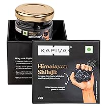 Kapiva Himalayan Shilajit/Shilajeet Resin 20g – Performance Booster