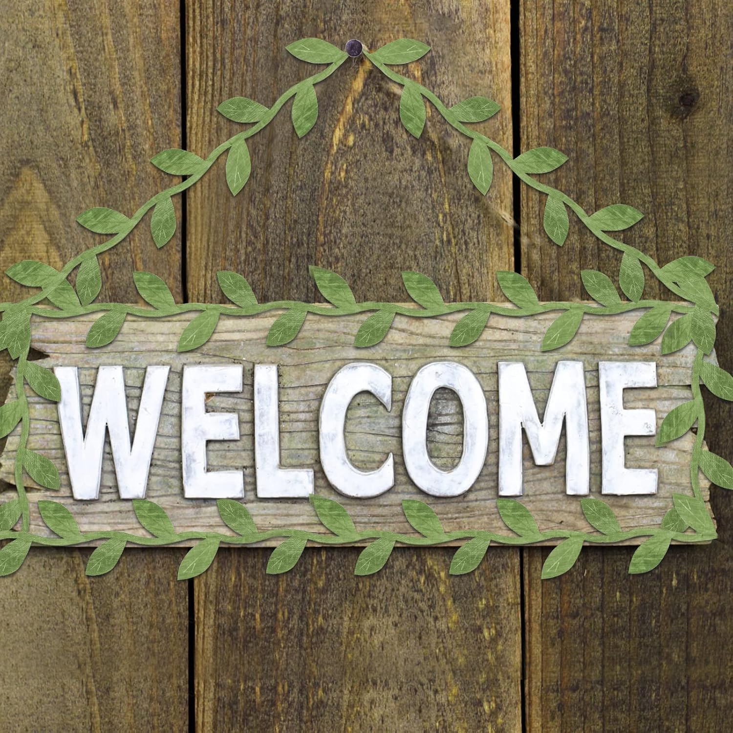 132 ft Large Leaf Trim Ribbon,Artificial Greenery Garland Vines for Baby Shower DIY Craft Wreaths Party Wedding Home Spring Decoration - Image 5