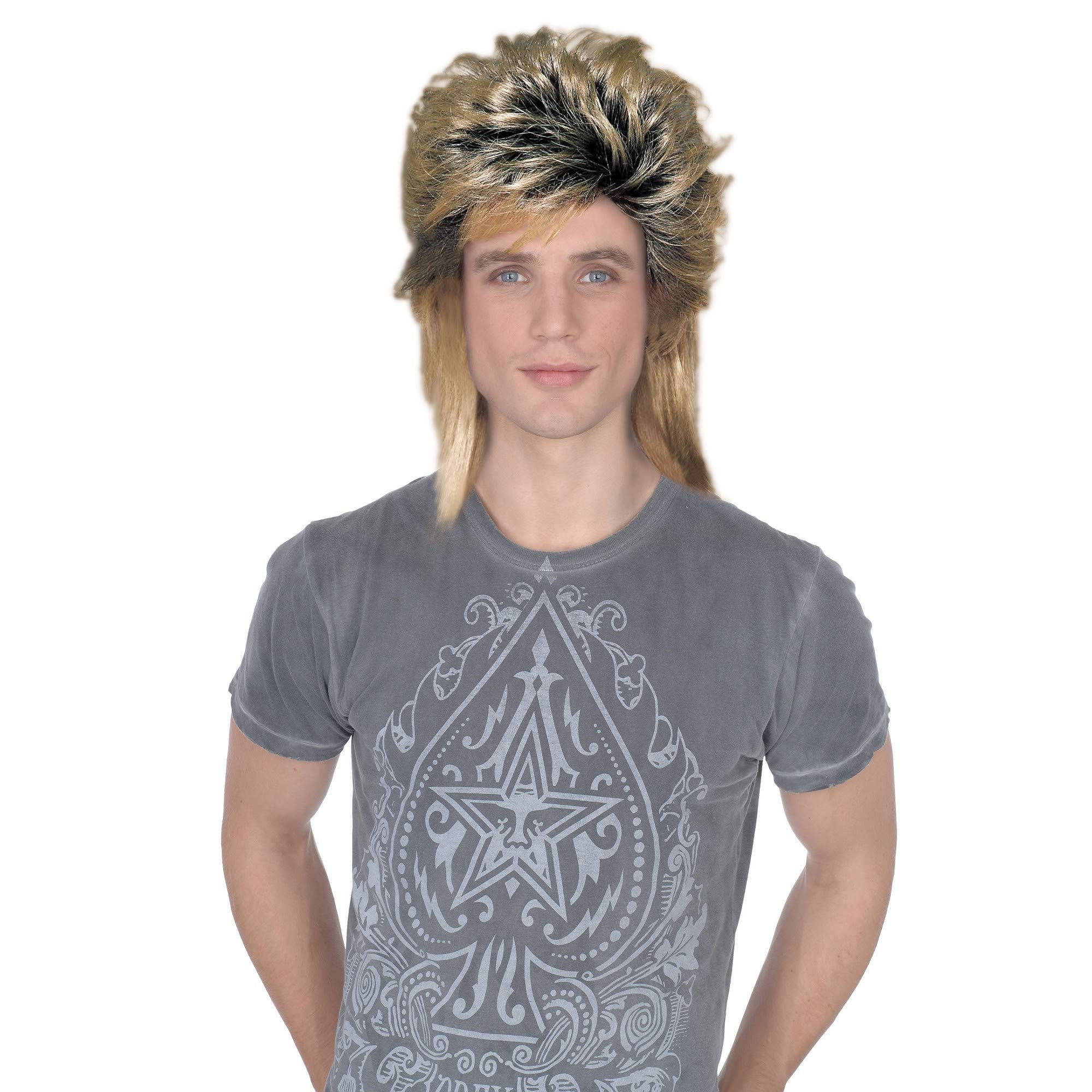 Bristol Novelty BW693 80's New Romantic Wig, Yellow, One Size