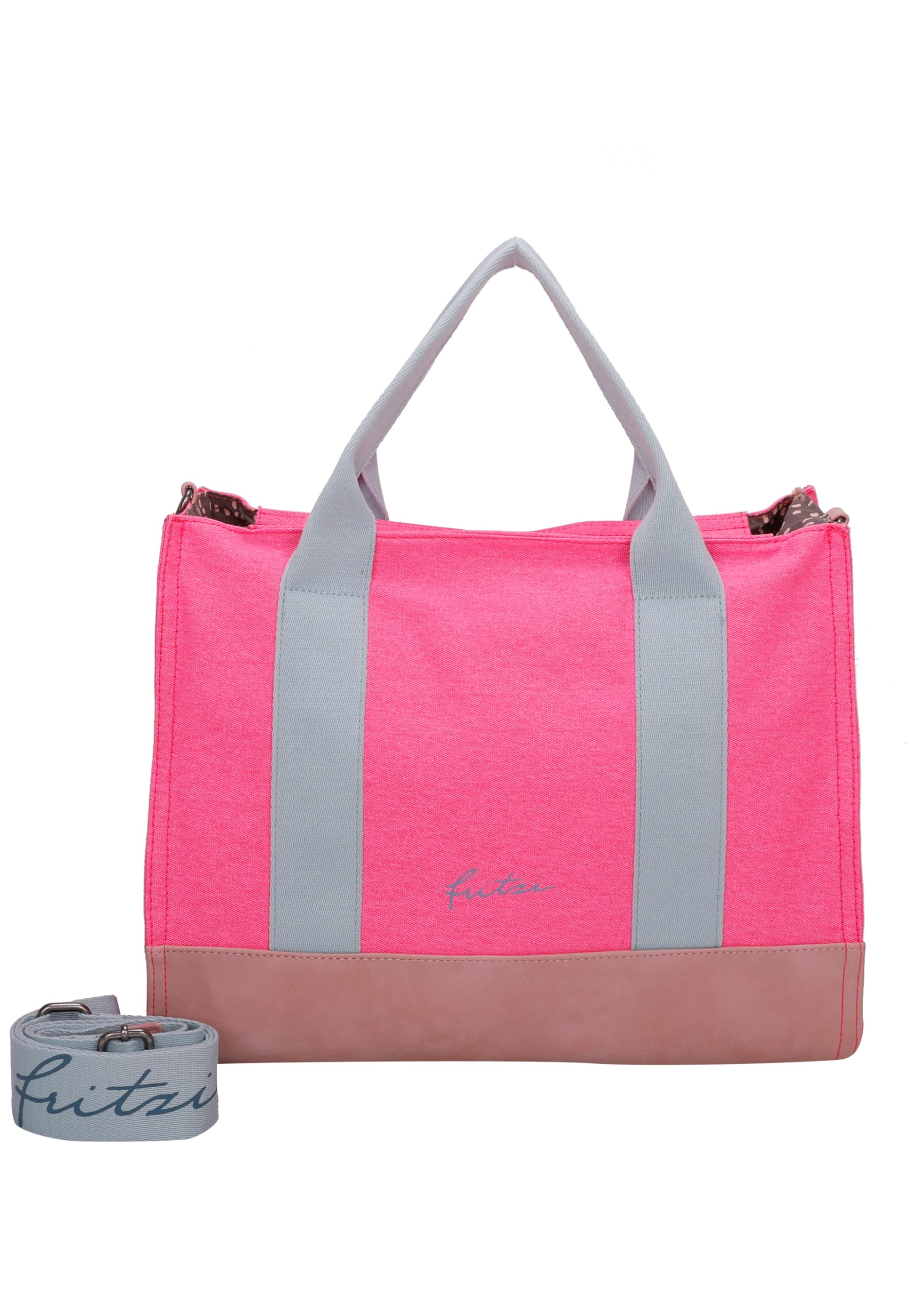 Fritzi aus Preußen shoulder bag Canvas Tote Bag Neon Pink
