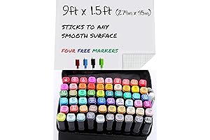 9ft Whiteboard for Wall - Stick On Wall Whiteboard Wallpaper