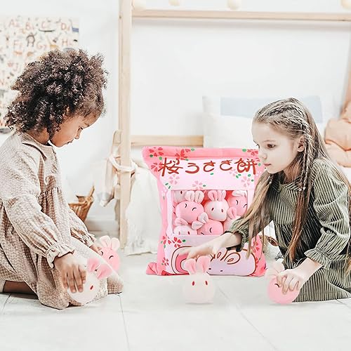 Miniatura 23 de Almohada de felpa de ajolotl, bonita almohada de ajolote con peluches de ajolote, bolsa de muñecas de animales de peluche de ajolote, regalo de 6