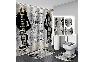 Afro Shower Curtain Bathroom Set