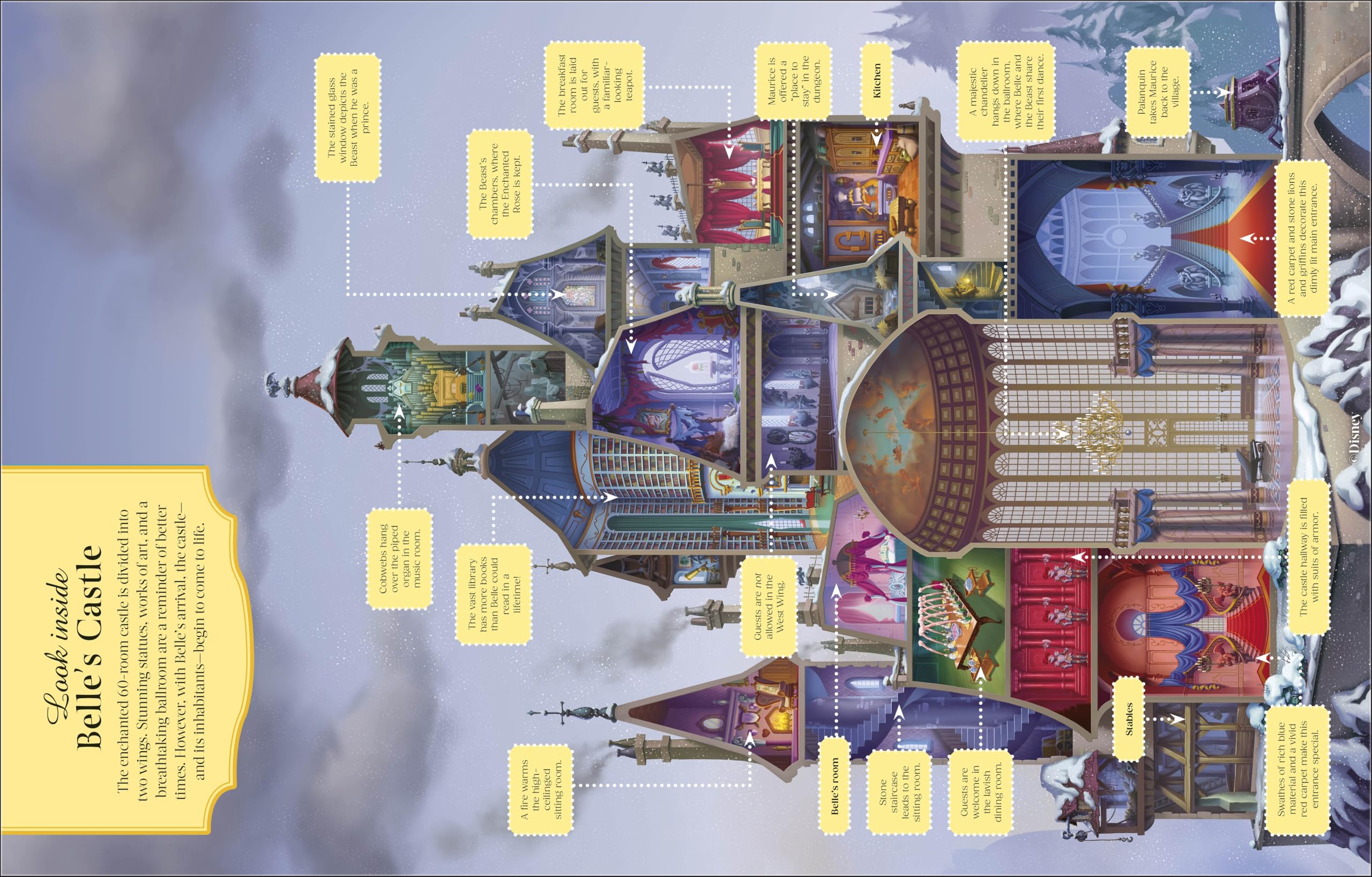 Disney Princess Enchanted Worlds: Look Inside the Spellbinding Kingdoms