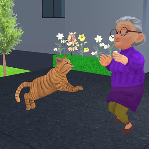 Simulador de Gato Mau e Casa da Vovó Caótica da Hell Kitty - Jogos de Pegadinhas