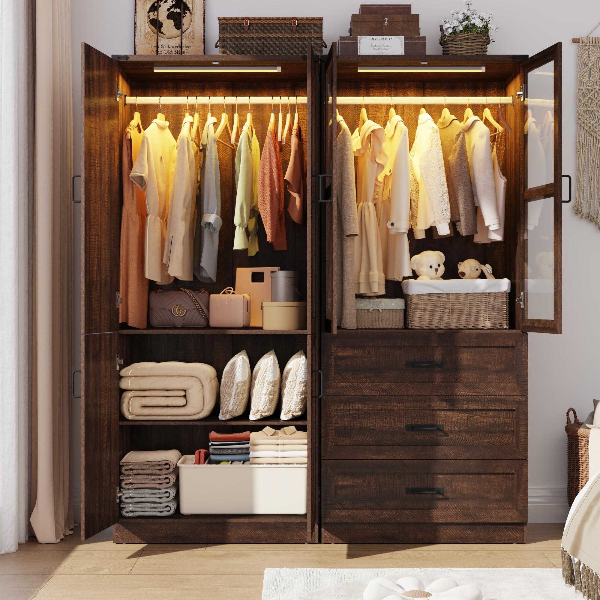 Hlivelood 75 Farmhouse 2 Door Armoire