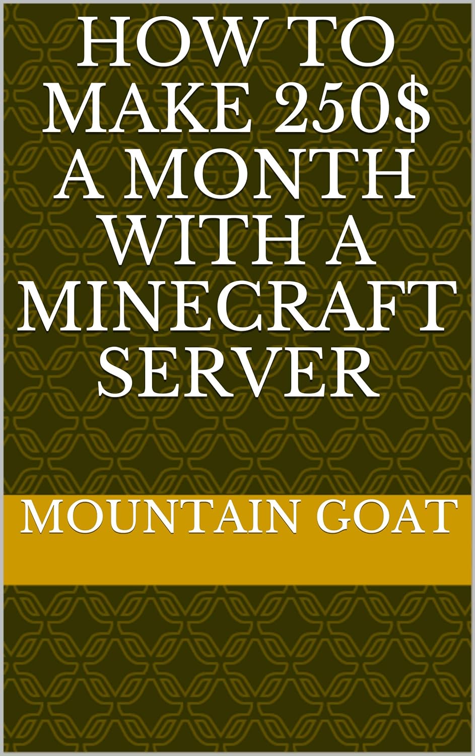 How to make 250$ a month with a Minecraft server How to make 250$ a month with a Minecraft server
