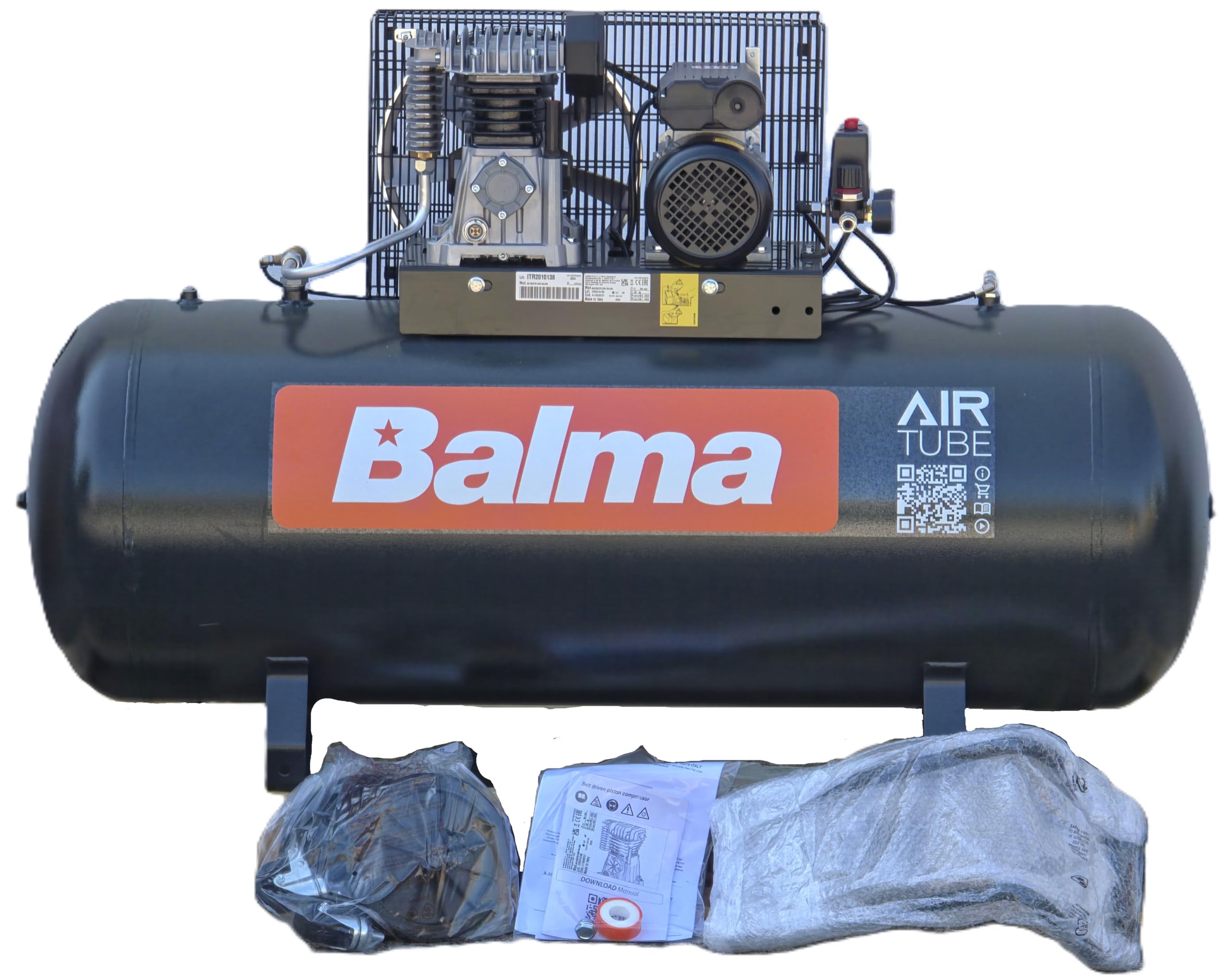 Compressore Monofase a Cinghia Balma hp 3 lt 270 NS12S/270 CM3