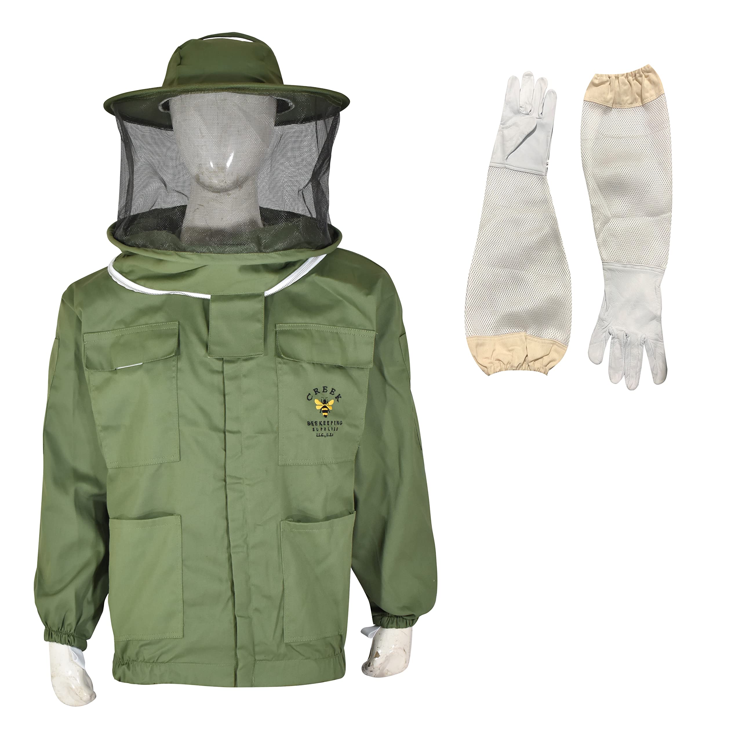 -- Beekeeping Jacket with Round Veil/Hat