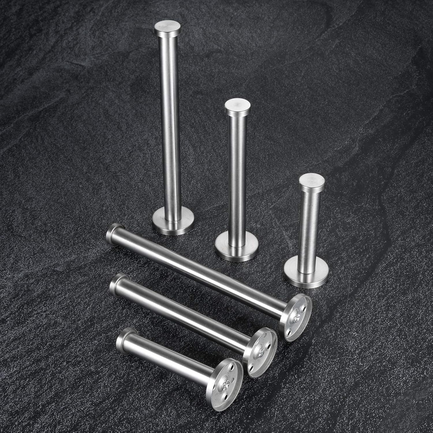 Wall Hanging Hooks， 2Pcs Clothes Robe Hooks Door Hanger Hook Towels Bag Coat w/Screws （ 200mm
