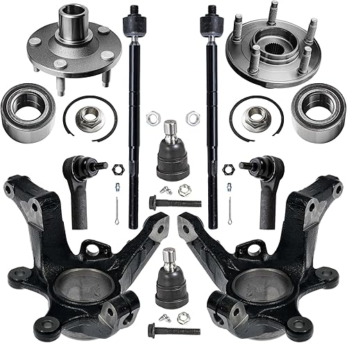 Miniatura 42 de Detroit Axle - Nudillo de dirección delantero derecho de 2.0L para Kia Optima 2011, nudillo de dirección del lado del pasajero y reemplazo