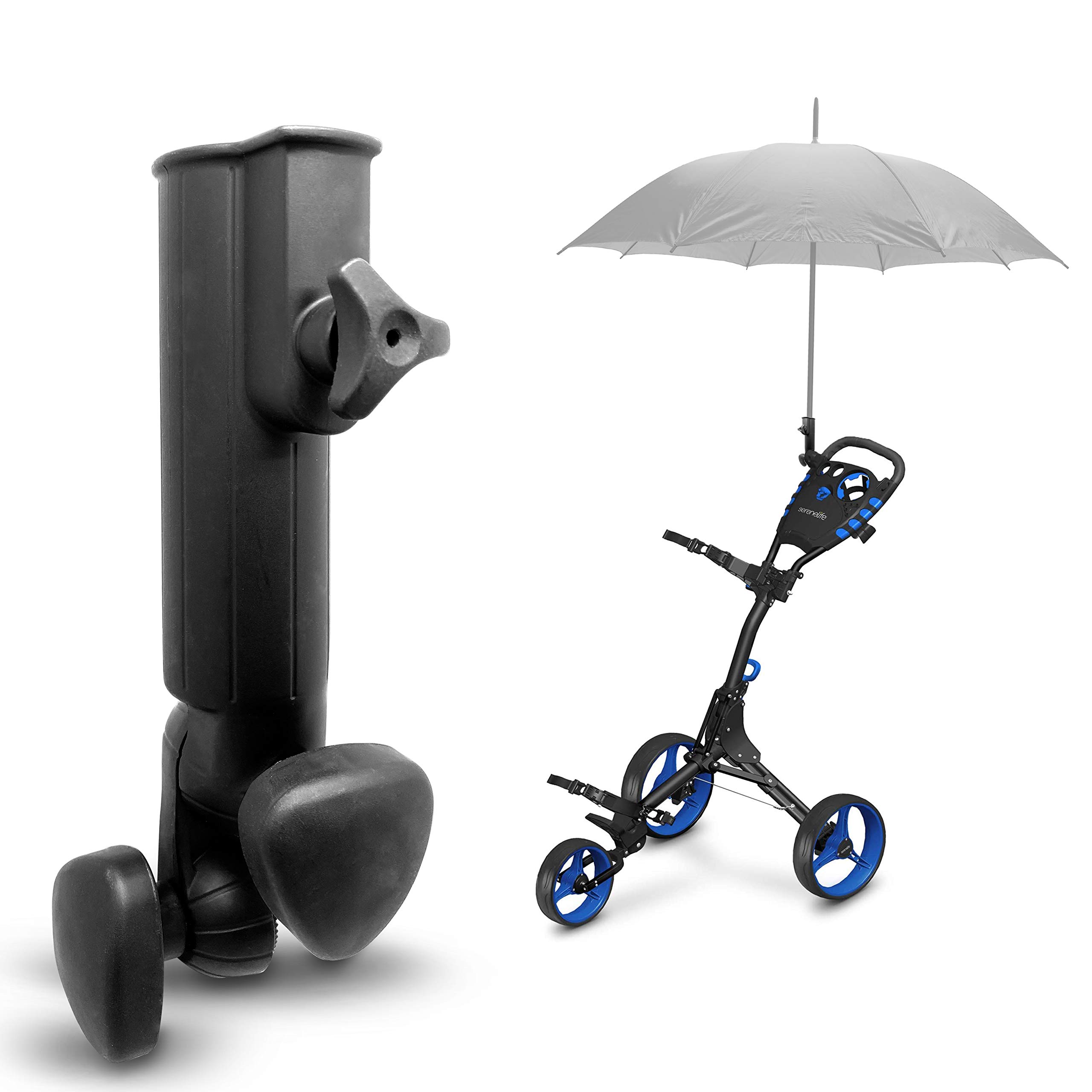 SereneLife Golf Push Cart Umbrella Holder
