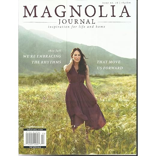 THE MAGNOLIA JOURNAL, INSPIRATION FOR LIFE AND HOME * FALL, 2020 * ISSUE NO. 16 * DISPLAY UNTIL NOVEMBER, 11th 2020 * ( PLEASE NOTE: ALL THESE MAGAZINES ARE PETS & SMOKE FREE. NO ADDRESS LABEL, FRESH STRAIGHT FROM NEWSSTAND. (SINGLE ISSUE MAGAZINE)