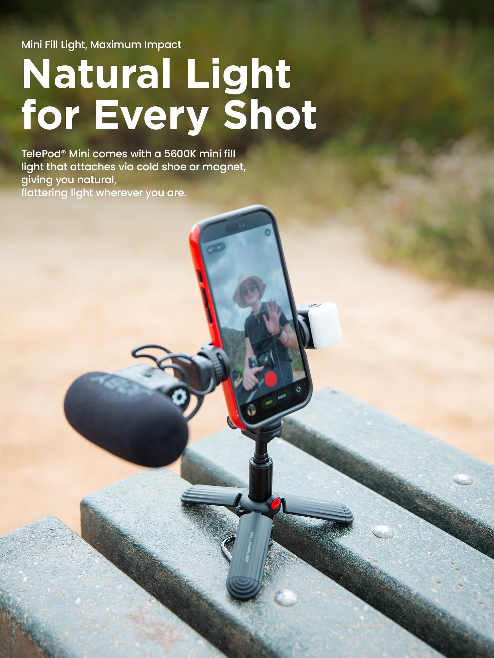 JOBY TelePod™ Mini TP02 3 en 1 Trípode para selfie