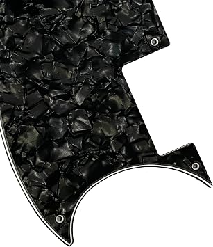 Guitar Parts For Epiphone SG Special Style Guitar Pickguard (4 Ply Black Pearl)
