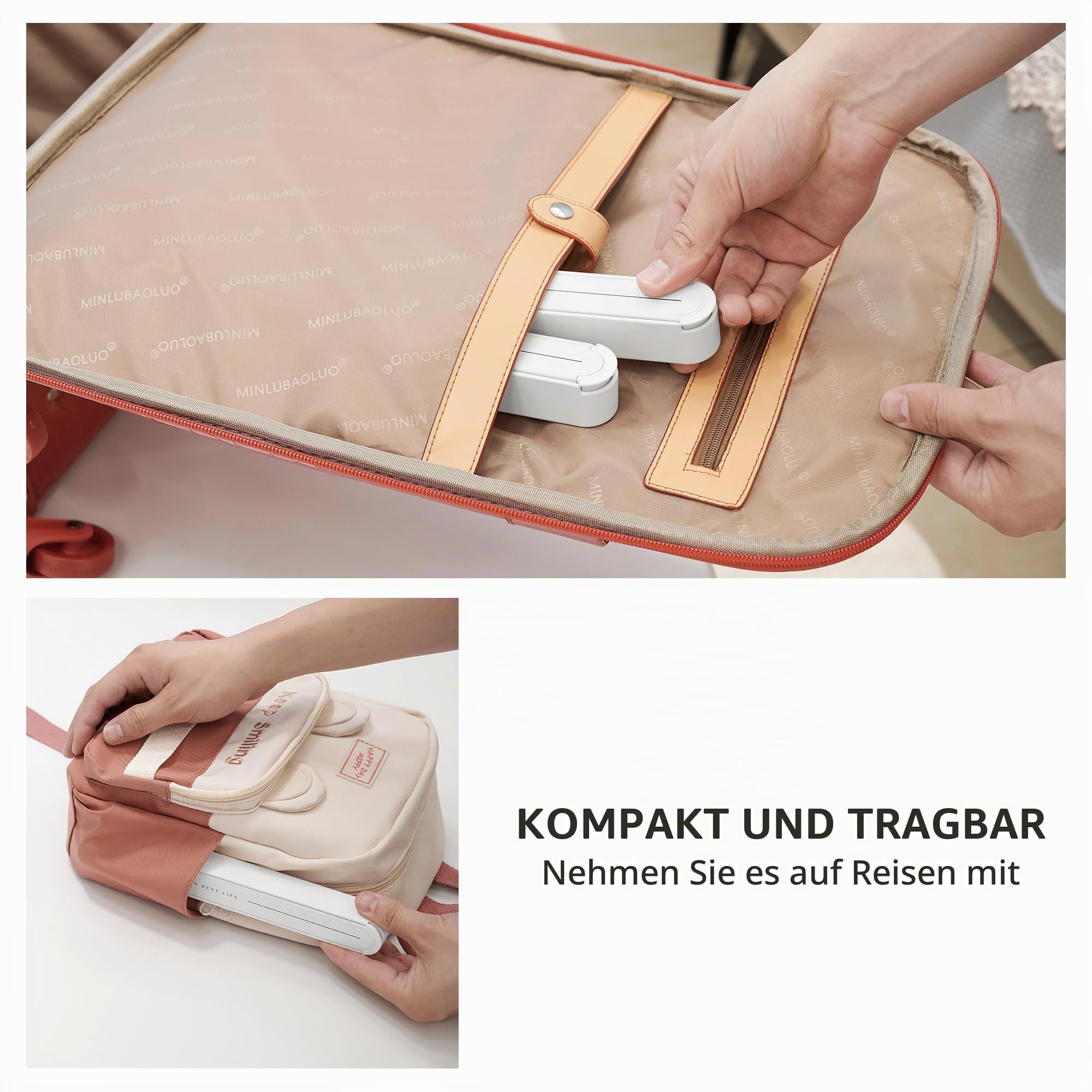 RFOUO Türhaken klappbar für Türen bis 37 mm, 2 Stück Weiß
